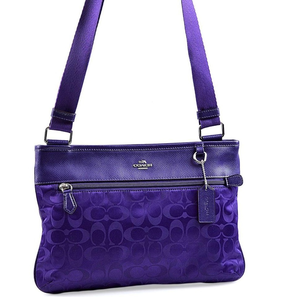 Coach Signature Violet Spencer Crossbody Bag 33483